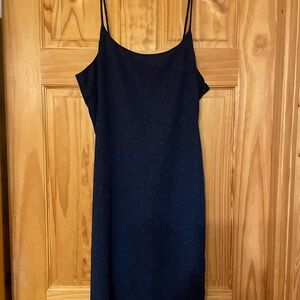 Old Navy Strapless Navy Dress